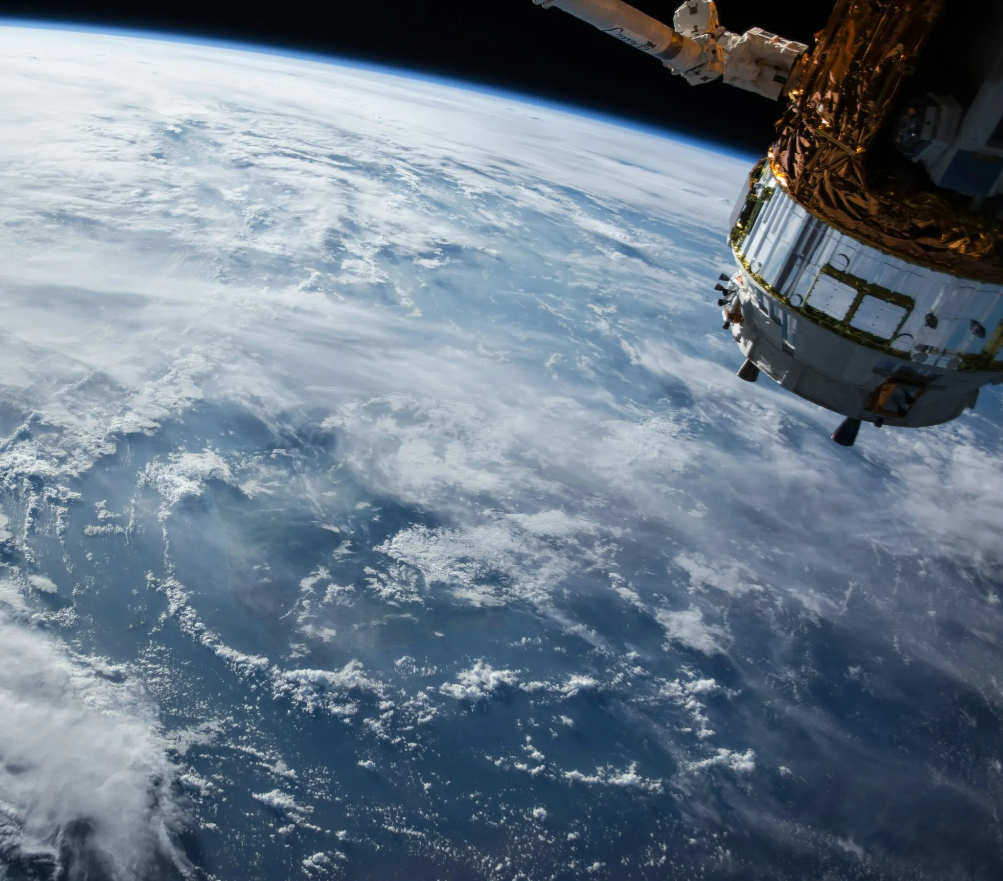 Earth seen from orbit